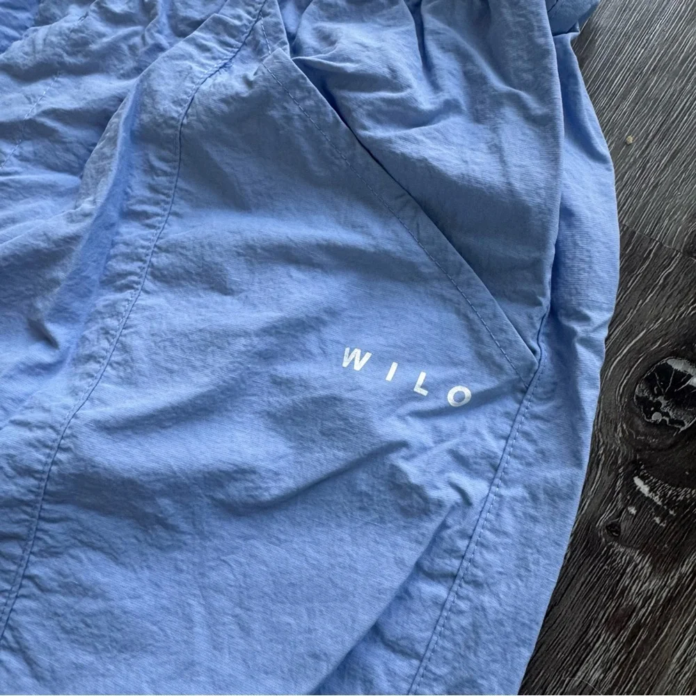 WILO The Label Light Blue Parachute Pants Relaxed Streetwear Dance Pants Size S